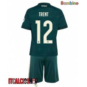 Real Madrid Alexander-Arnold #12 Seconda Maglia Bambino 2026-27 Manica Corta (+ Pantaloni corti)